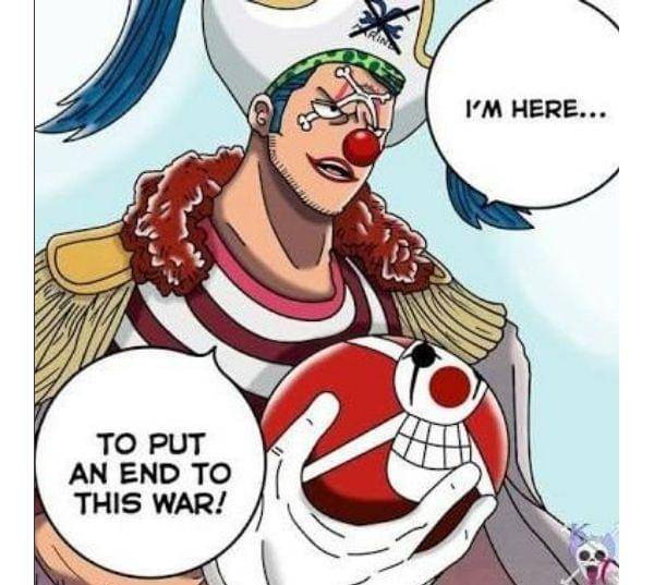 Alasan Buggy mendirikan Cross Guild  ( Dok. twitter.com/@Sedob0i)