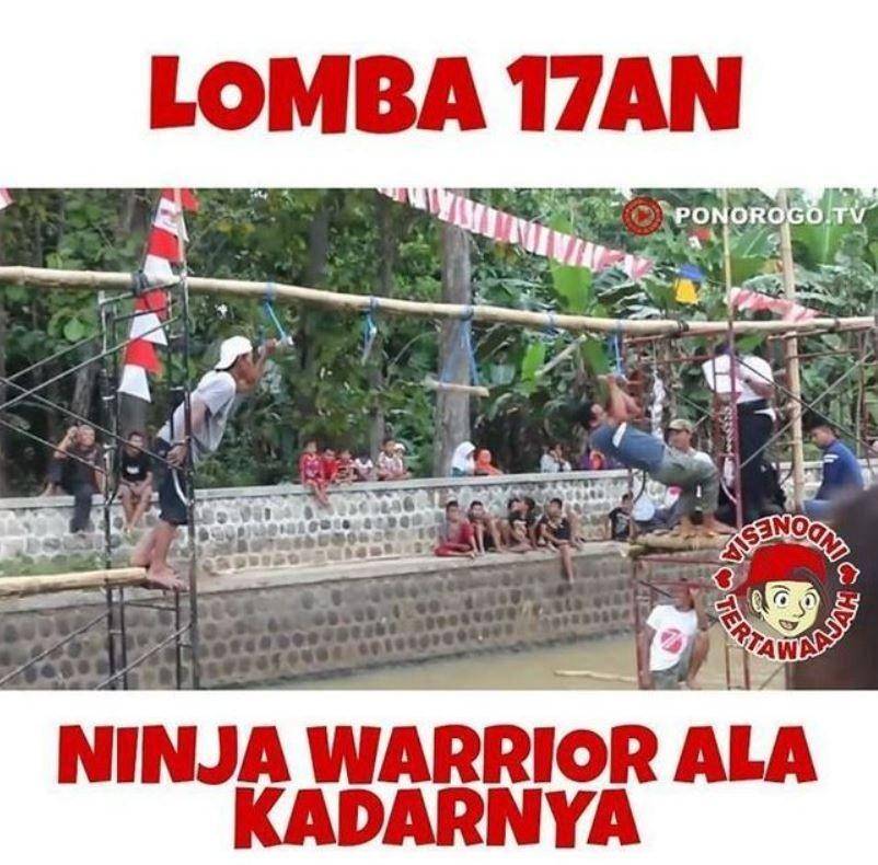 meme lomba 17 Agustus (instagram.com/tertawaajah)