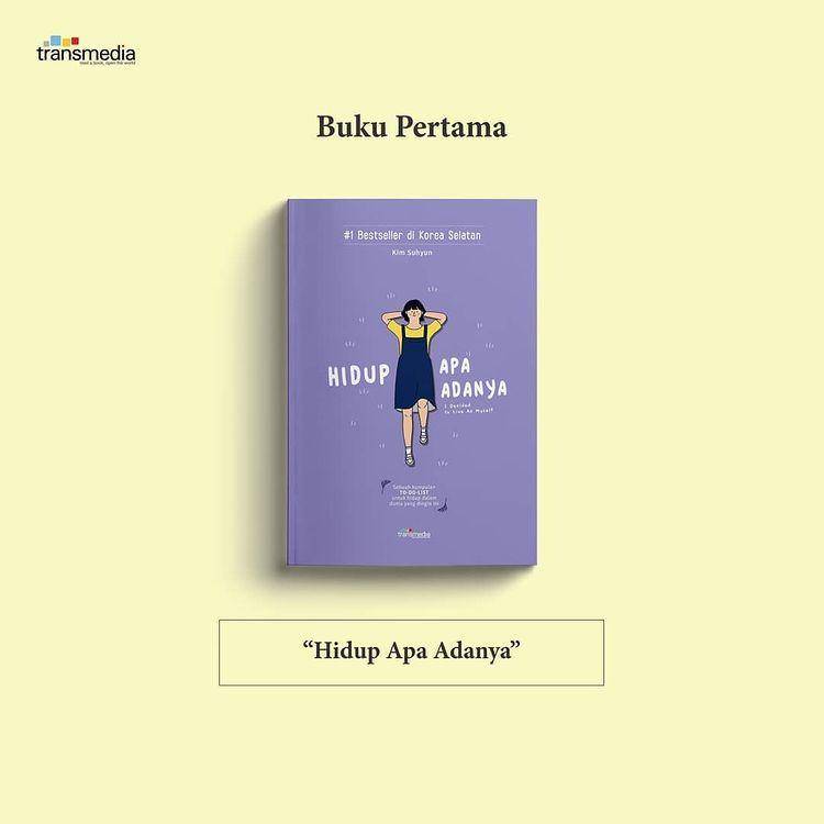 Ilustrasi cover Buku  Hidup Apa Adanya (instagram.com/transmediapustaka)