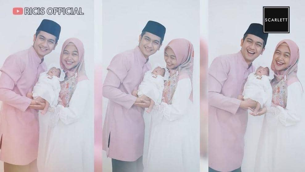 pemotretan newborn baby Moana (youtube.com/ricis official)