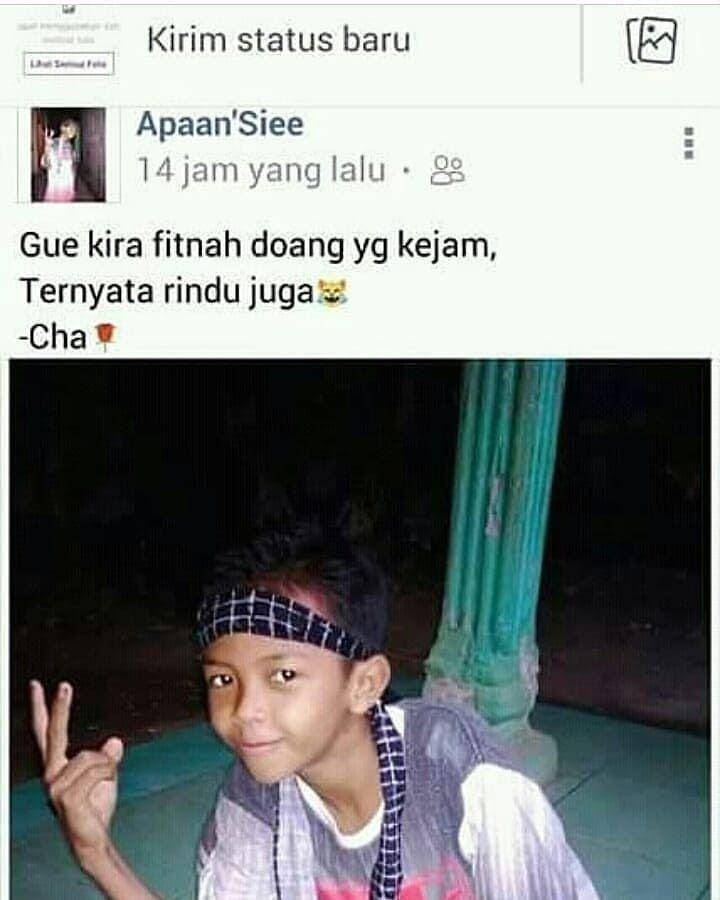 status Facebook gombal ala bocil (instagram.com/lucukok_)