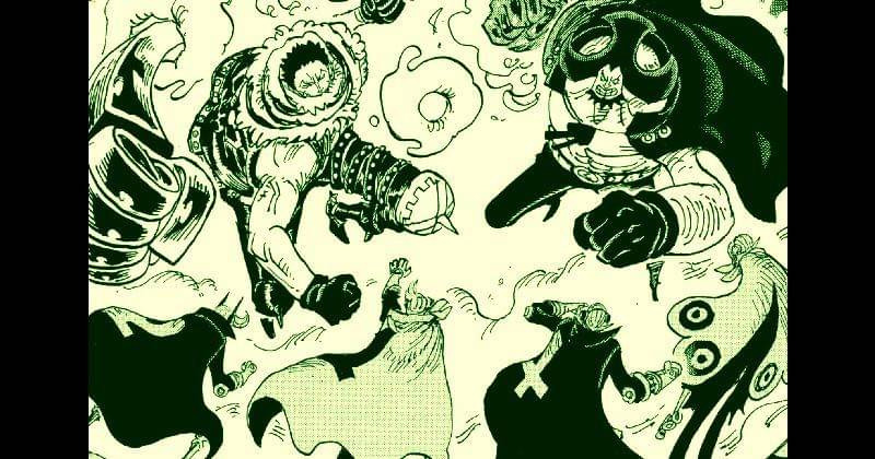 Adegan pada cerita sampul One Piece 1056. (mangaplus.shueisha.co.jp/One Piece)