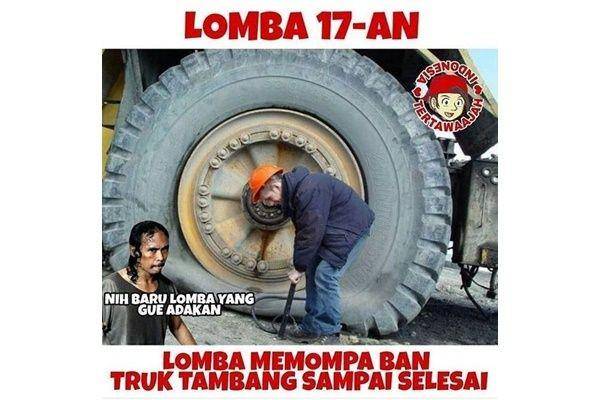 meme lomba 17 Agustus (instagram.com/tertawaajah)