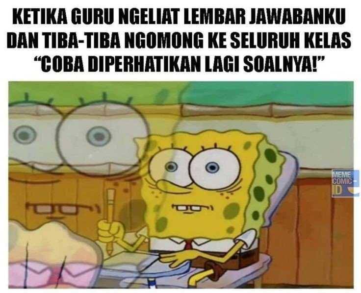 meme lucu warga bikini bottom (twitter.com/mjongsama)
