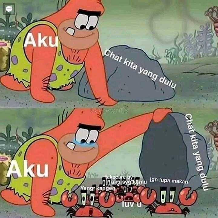 meme lucu warga bikini bottom (twitter.com/strawsbae)