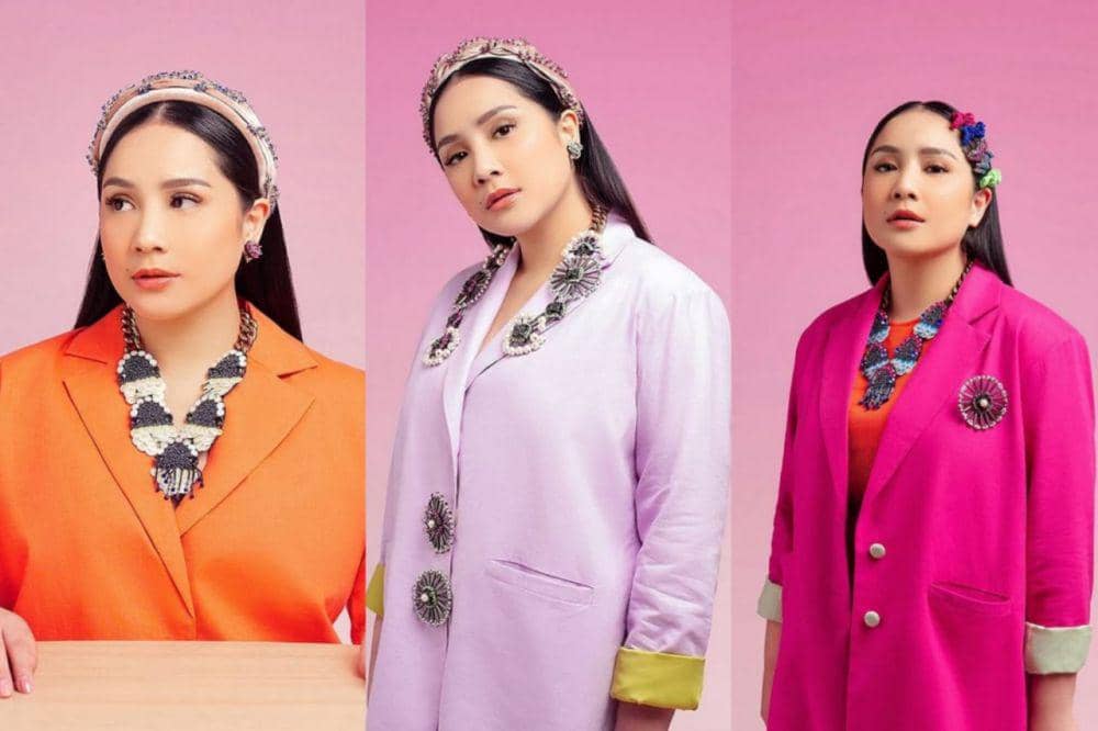 Collab dengan Brand Aksesori, 10 Potret Nagita Slavina Pakai Bando