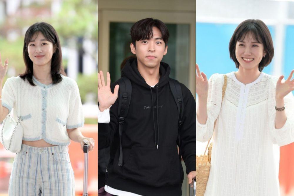 Otw Bali, Potret Park Eun Bin, Joo Jong Hyuk dan Yoon Kyung di Bandara