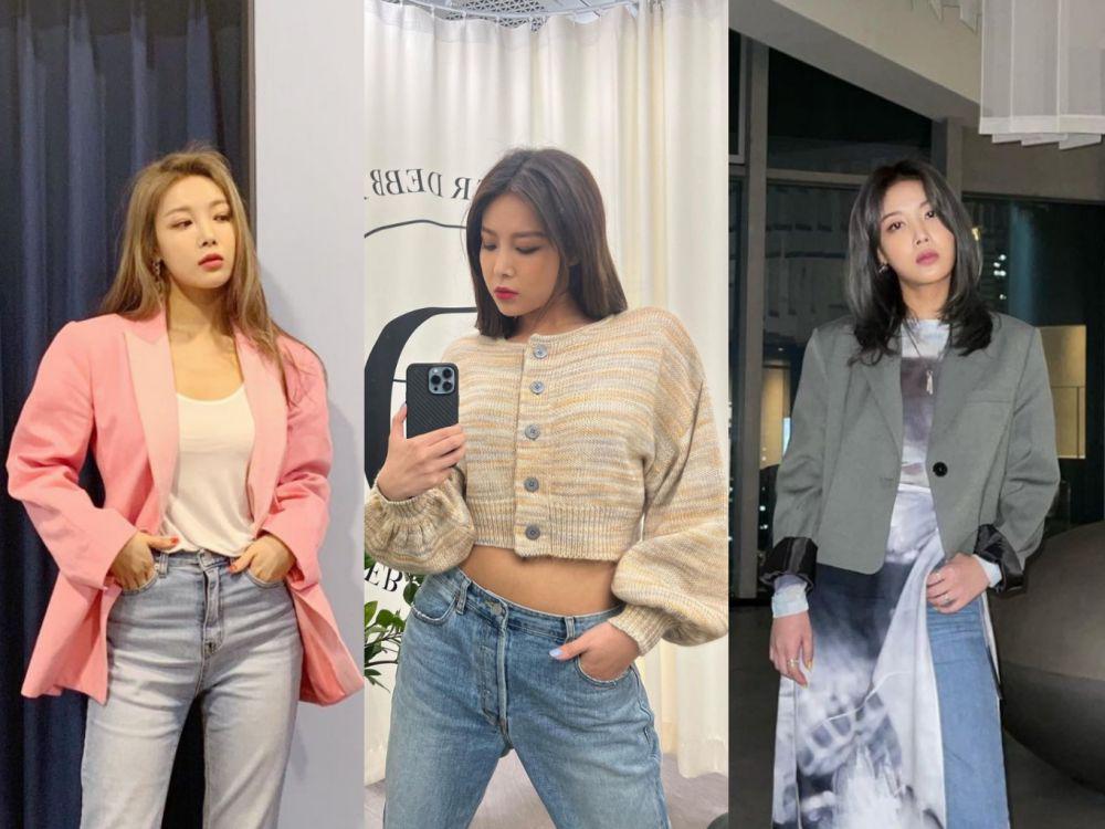 10 OOTD Celana Jeans ala Yubin eks Wonder Girls, Catchy! (Part 2)
