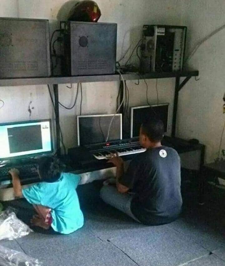 momen kocak orang saat main game (instagram.com/katalucugambar)