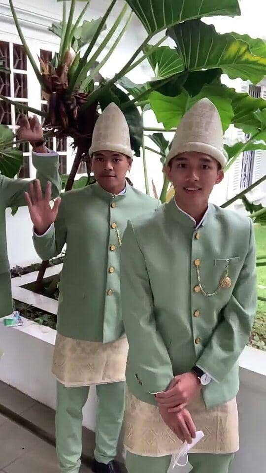 potret atlet badminton di pernikahan Shesar Rhustavito (instagram.com/fatwasoer)