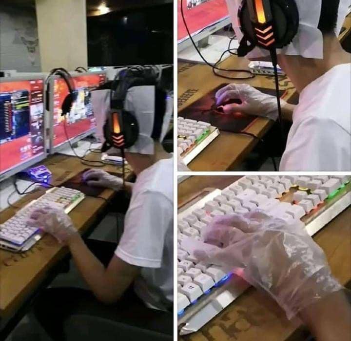 momen kocak orang saat main game (instagram.com/lucukok_)