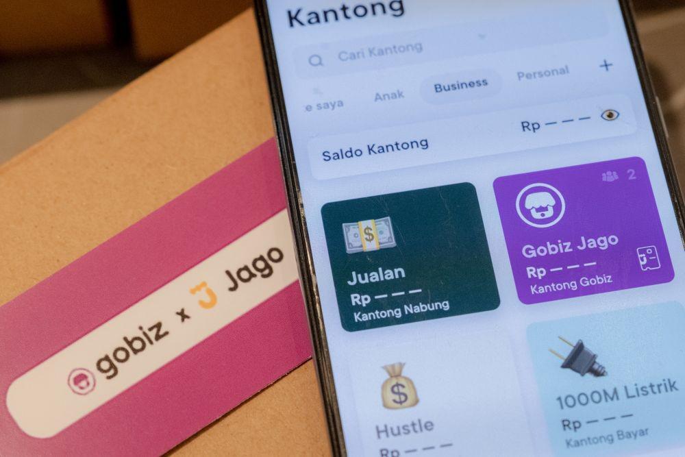 Tampilan kantong GoBiz di dalam aplikasi Jago. (Dok. Bank Jago)