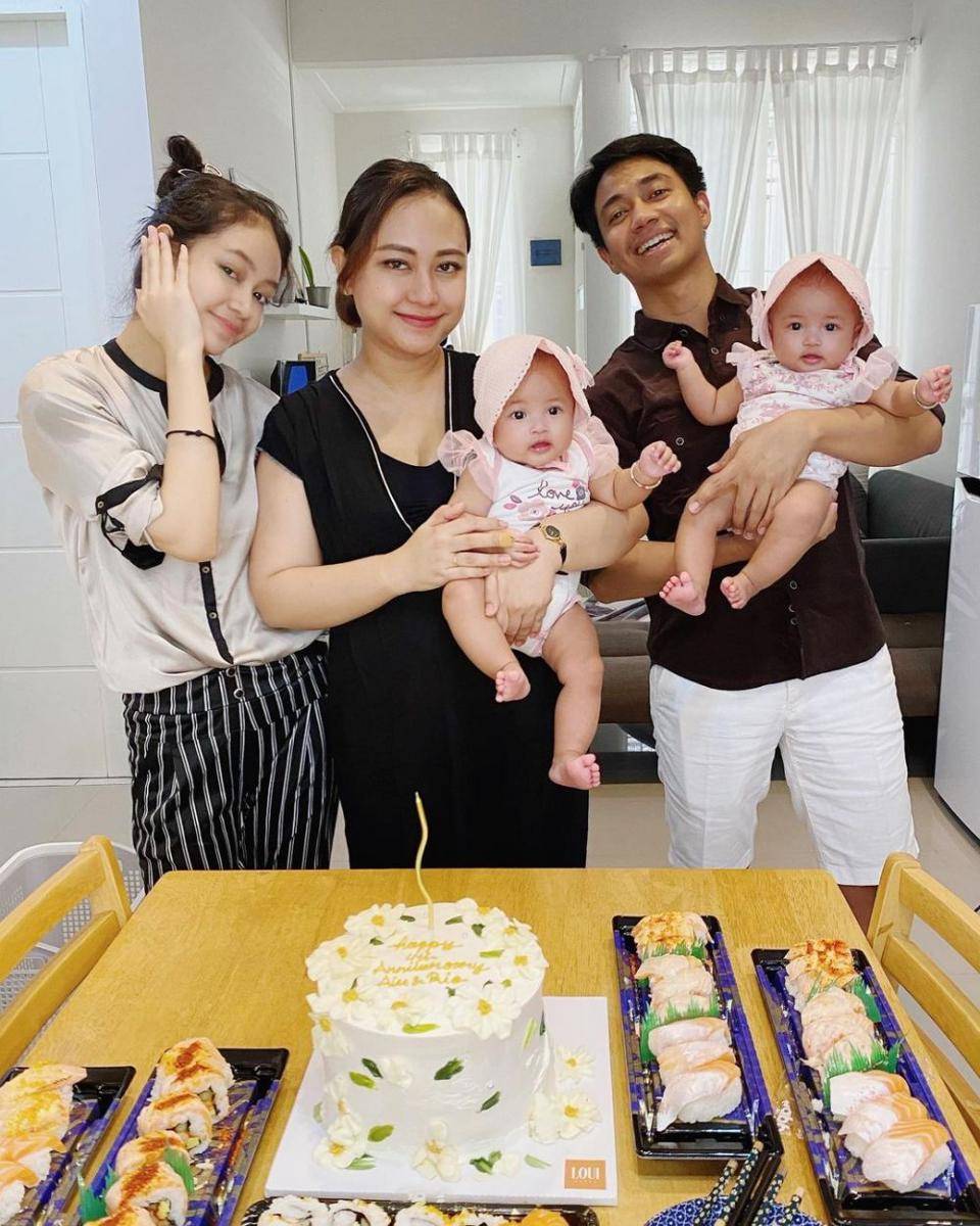 Aiu dan keluarga formasi lengkap (instagram.com/aiu_rp)