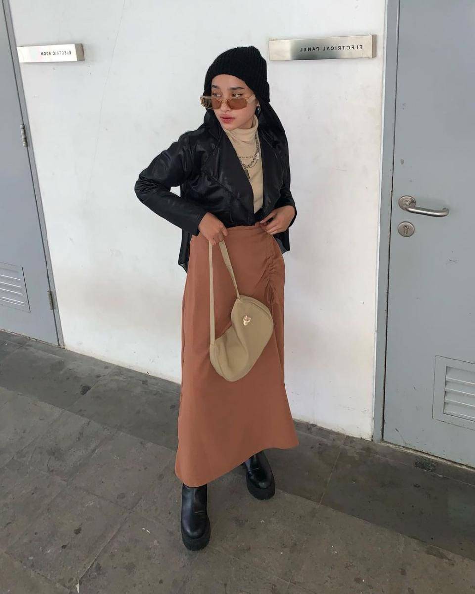 Ide style drawstring skirt ala Ayandira (instagram.com/ay.andr_)