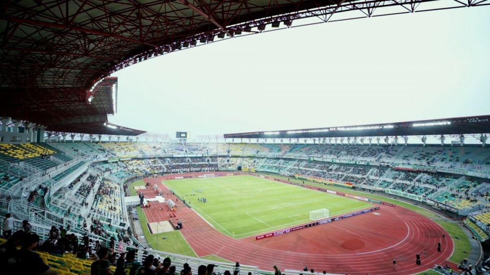 Suasana stadion Gelora Bung Tomo jelang Going Strong Game beberapa waktu lalu. (Persebaya)