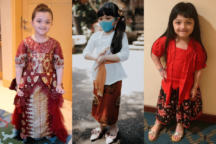 10 Inspirasi Kebaya Anak ala Arsy Hermansyah, Kiyowo Abis!