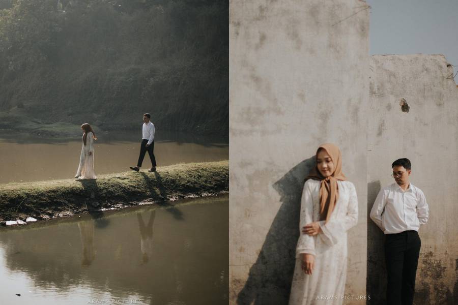 inspirasi foto prewedding outdoor (instagram.com/aramspictures)