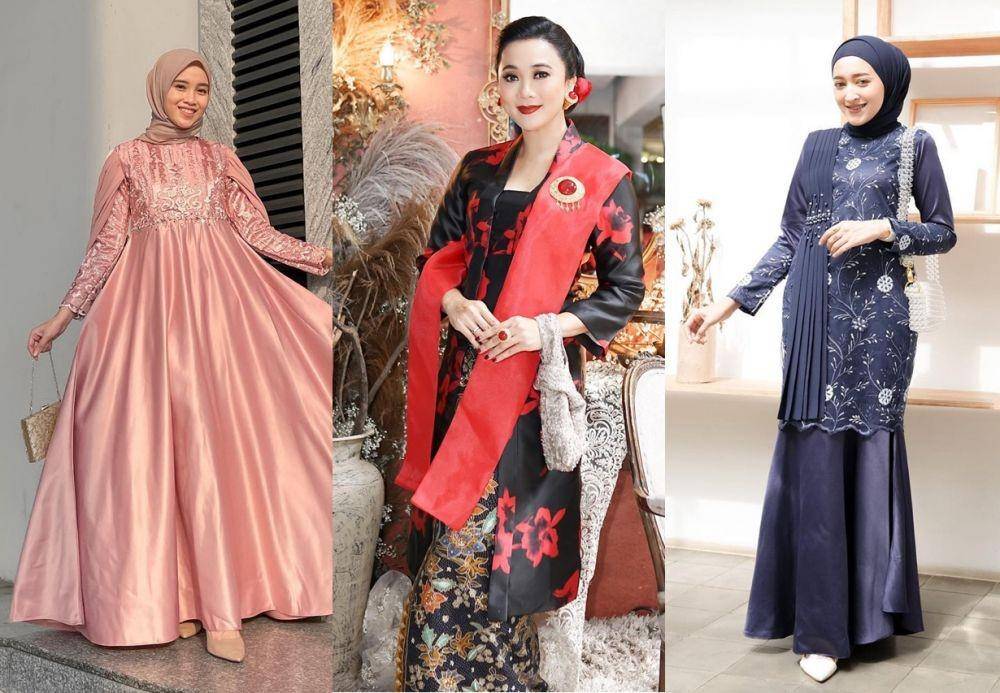 Padu padan tas dengan kebaya dan dress satin (instagram.com/vinamaulina | instagram.com/2gek_ayuhenirosan | instagram.com/seviqfebinita)