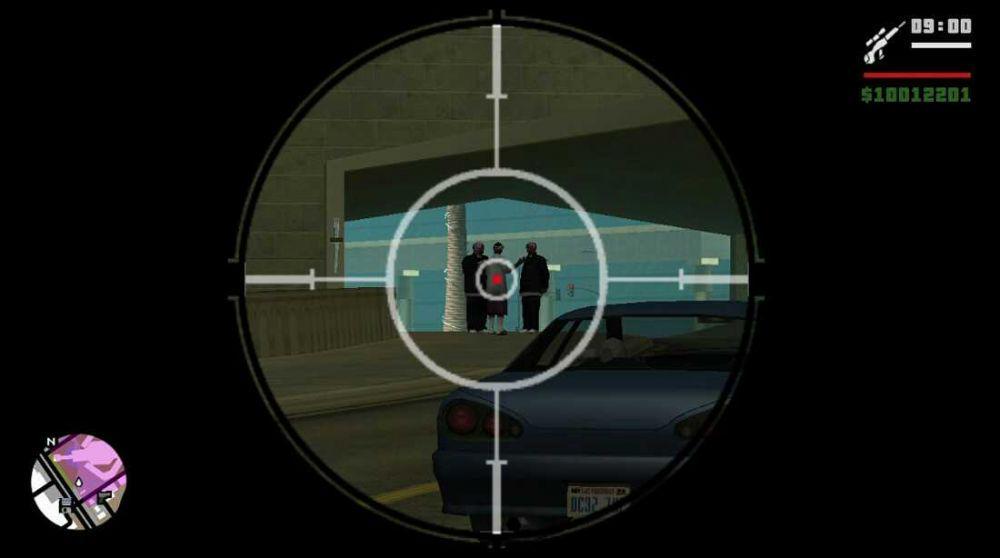 Pakai sniper (dok. Rockstar Games/GTA San Andreas)