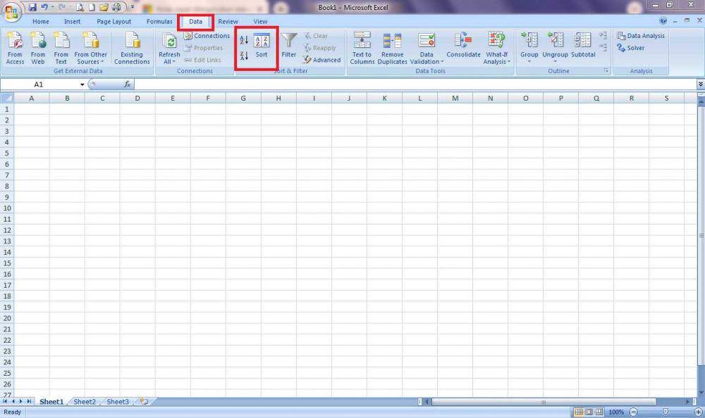 ilustrasi mengurutkan data dan nama di Excel (microsoft.com)