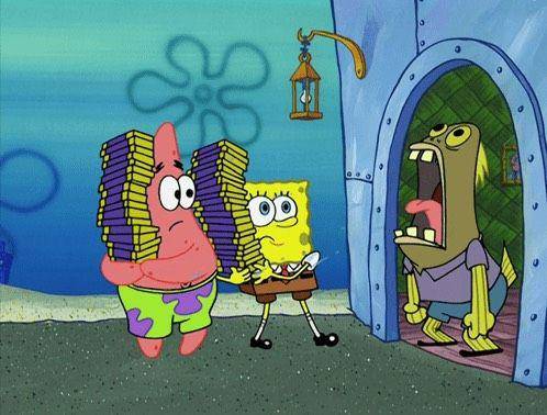 SpongeBob dan Patrick bertemu Tom. (dok.Nickelodeon/SpongeBob SquarePants)
