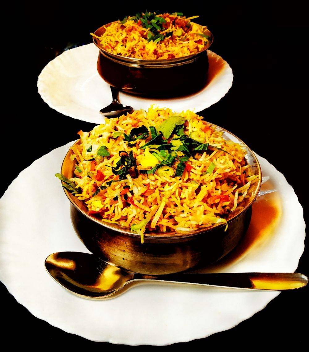 Ilustrasi nasi mandhi (unsplash.com/chefmariii)