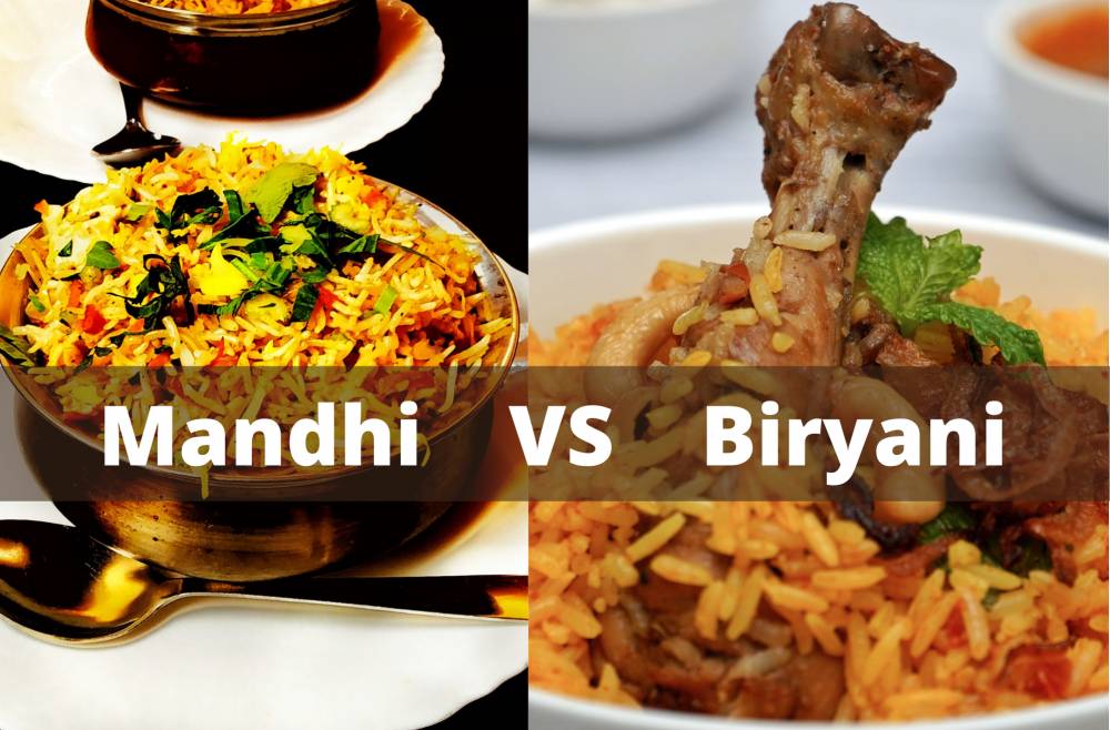 Ilustrasi nasi mandhi dan biryani (unsplash.com/jadhav24omkar & unsplash.com/chefmariii)