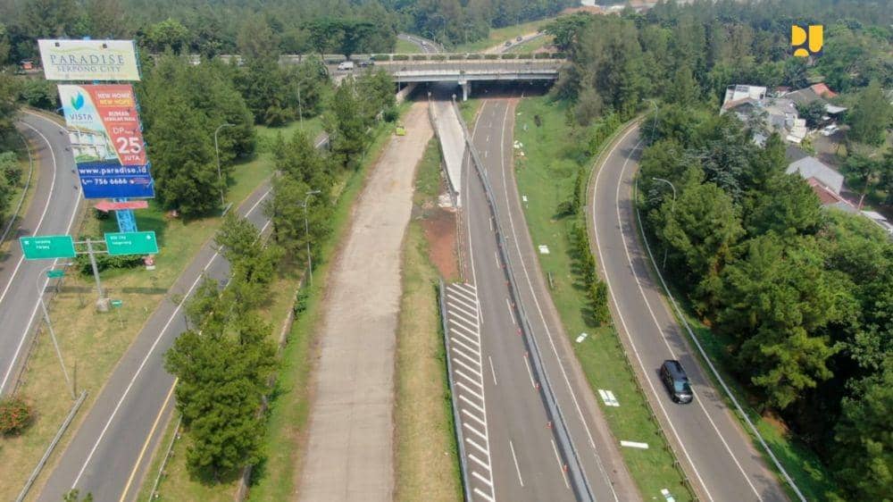 Jalan Tol Serpong-Balaraja. (dok. Kementerian PUPR)