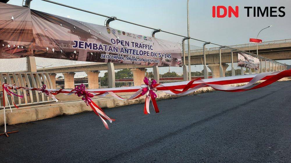 Jembatan baru Antilope sudah bisa dilalui masyarakat. (IDN Times/Imam Faishal)