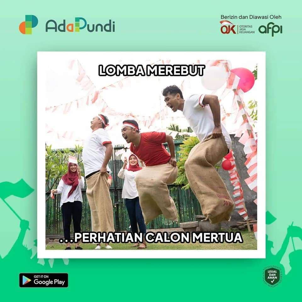 meme lomba-lomba Agustusan nyeleneh (facebook.com/adupundi_official.id)