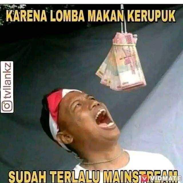 meme lomba-lomba Agustusan nyeleneh (facebook.com/tvllankz)