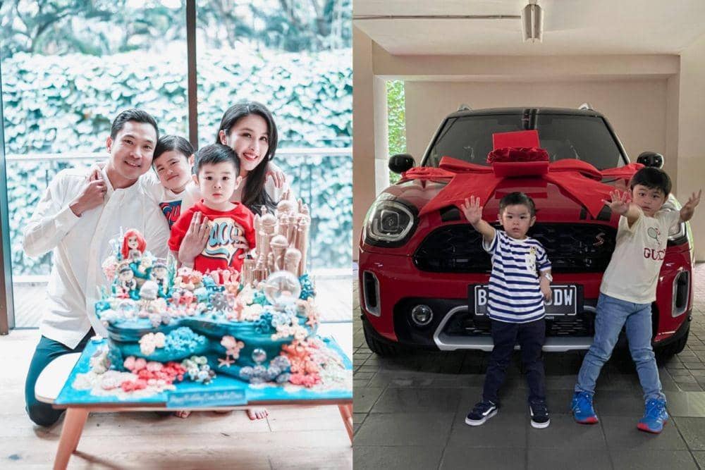 10 Potret Sederhana Perayaan Ultah Sandra Dewi, Suami Belikan Mobil