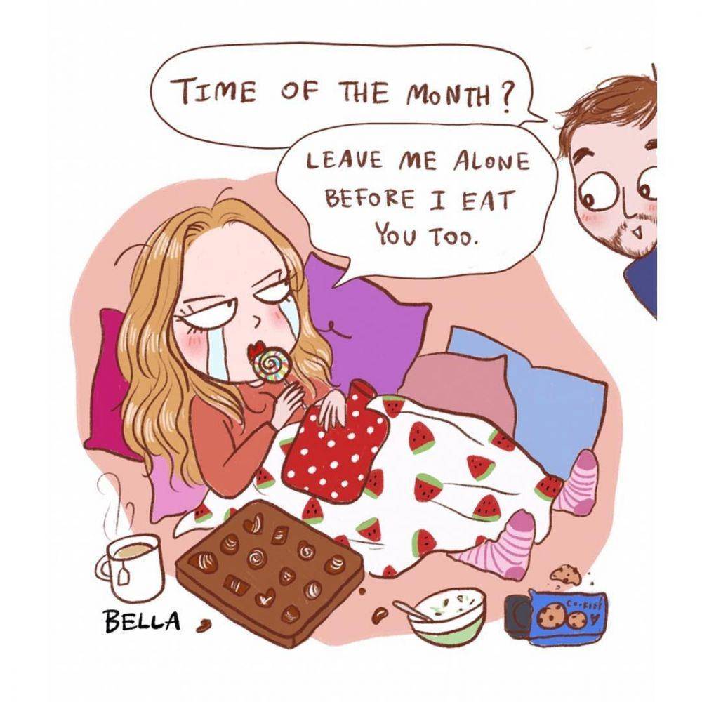 Ilustrasi pasangan suami istri. (instagram.com/bella.illustration)
