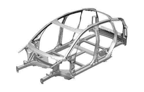 Ilustrasi sasis aluminium space frame (turtlewax.co.id)