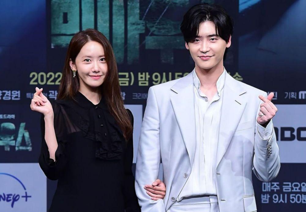Lee Jong Suk dan Yoona di press conference drama Big Mouth (instagram.com/mbcdrama_now)