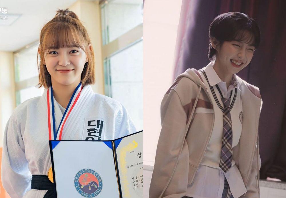 Sejeong di drama Today's Webtoon | Joo Hyun Young di drama Extraordinary Attorney Woo (instagram.com/sbsdrama.official | instagram.com/channel.ena.d)