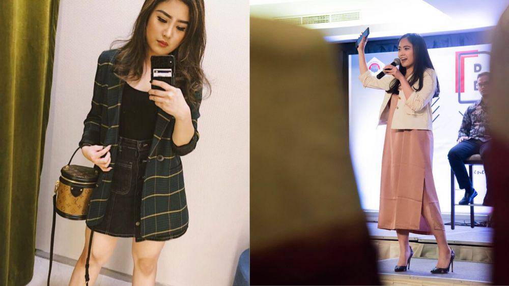 Gaya blazer Valencia vs Jessica Tanoe (instagram.com/valenciatanoe | instagram.com/jessicatanoe