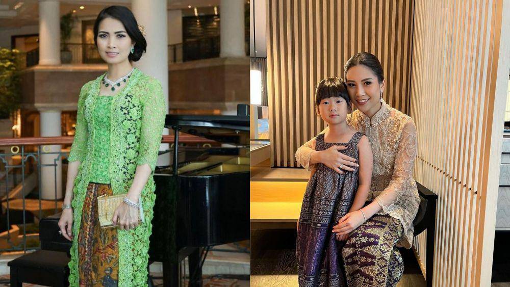Gaya kebaya Liliana vs Angela Tanoe (instagram.com/liliana_tanoesoedibjo | instagram.com/angelatanoesoedibjo