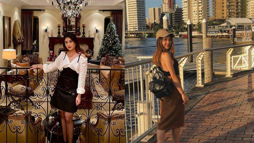 Gaya satin dress Valencia vs Clarissa Tanoe (instagram.com/valenciatanoe| instagram.com/clarissatanoe