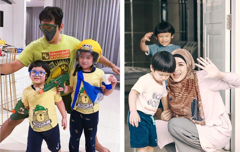 9 Potret Parva dan Svarga, Anak Donita, yang Menggemaskan!