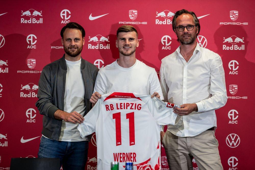 Timo Werner resmi ke RB Leipzig. (Twitter/@RBLeipzig_EN).