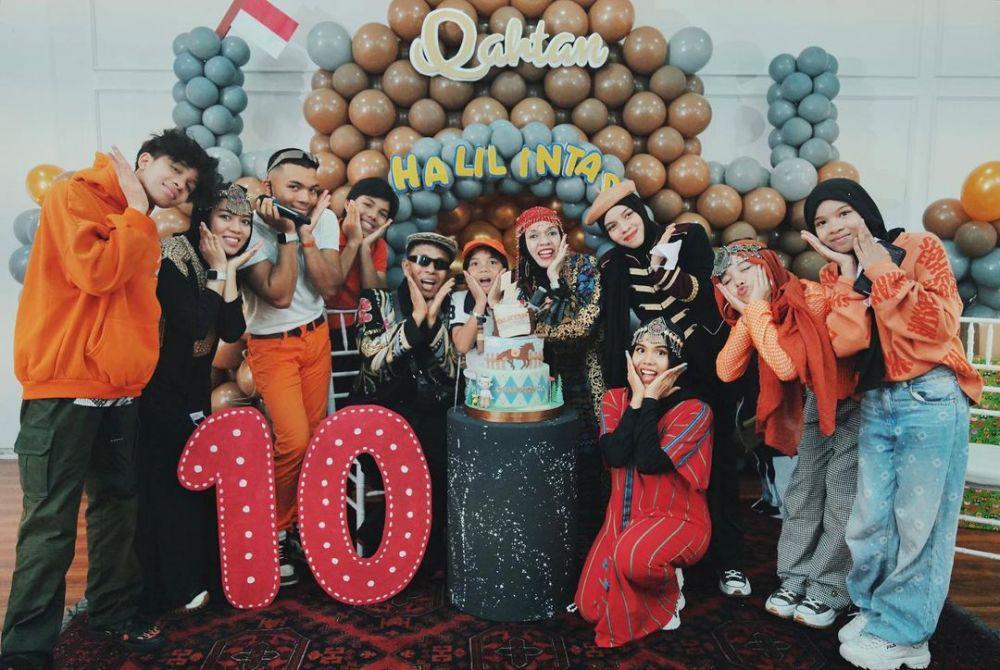 10 Momen Keseruan Keluarga Gen Halilintar saat Ulang Tahun Qahtan