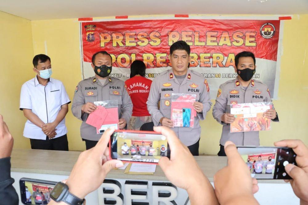 Dua Wanita di Berau Ditahan, usai Kedapatan Jajakan Anak di Bawah Umur