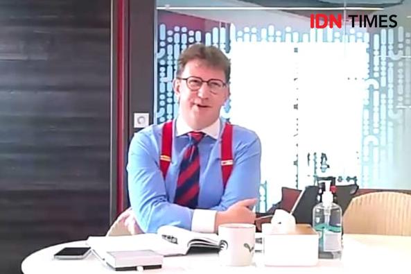 Peterjan Van Nieuwenhuizen, Bank Jago Director (IDN Times/Hafit Yudi Suprobo)