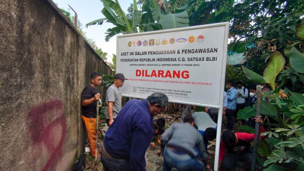 Satgas BLBI Sita Tanah Sjamsul Nursalim di Lampung