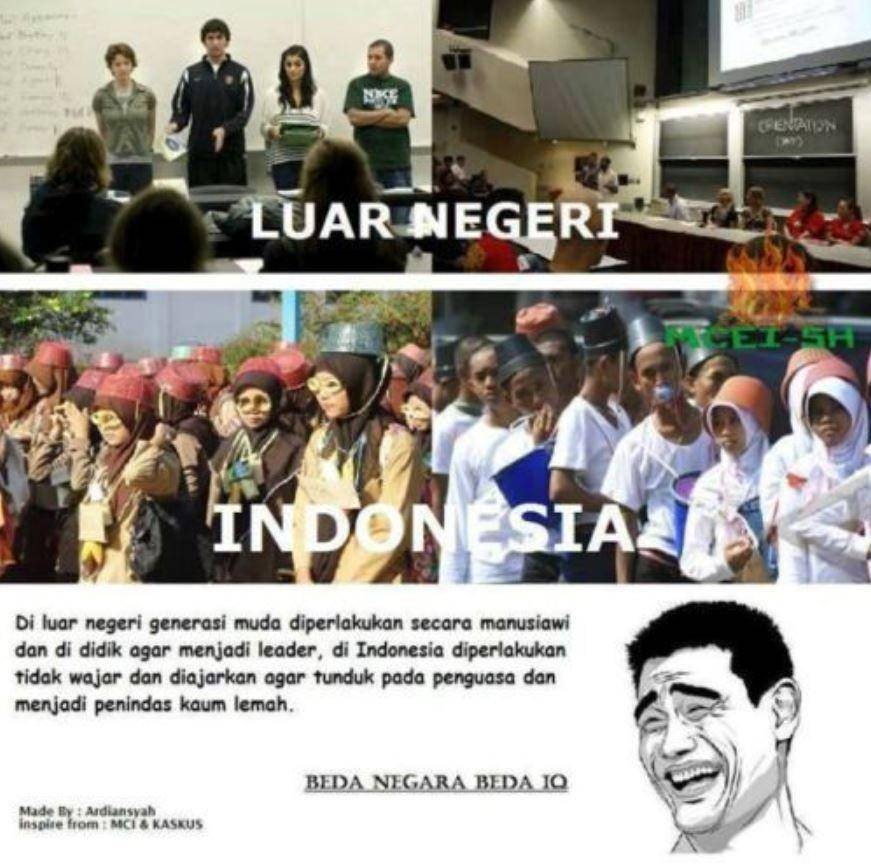 meme senioritas ospek (facebook.com/memeandragecomicindonesia)