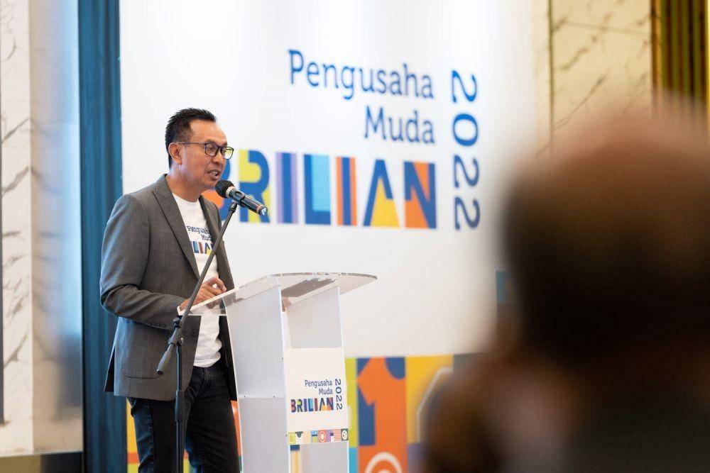 Direktur Bisnis Kecil dan Menengah BRI Amam Sukriyanto memberikan sambutan (Dok. BRI)