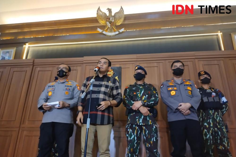 Direktur Tindak Pidana Umum (Dirtipidum) Bareskrim Polri, Brigjen Andi Rian Djajadi dalam konferensi pers pada Kamis (11/8/2022). (IDN Times/Ilman Nafi’an)