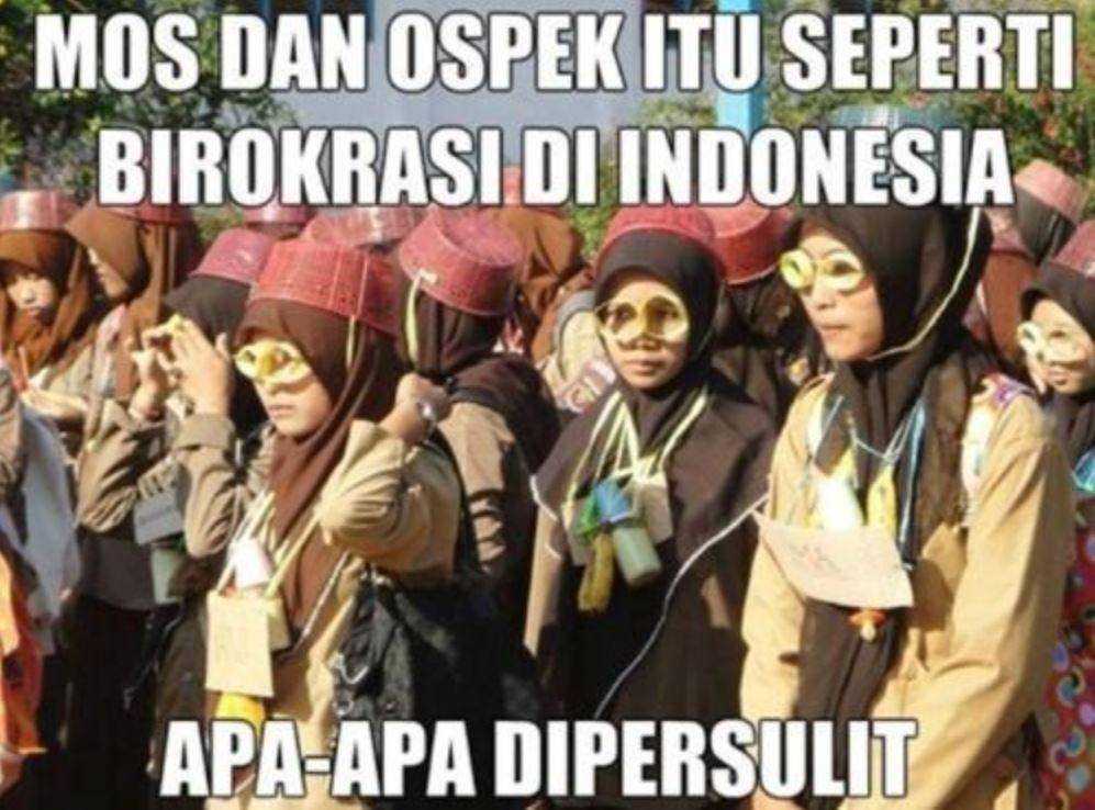 meme senioritas ospek (instagram.com/memecomic.id)