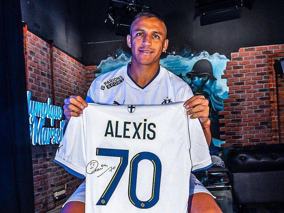 Alexis Sanchez resmi bergabung dengan Olympique Marseille (instagram.com/olympiquedemarseille)